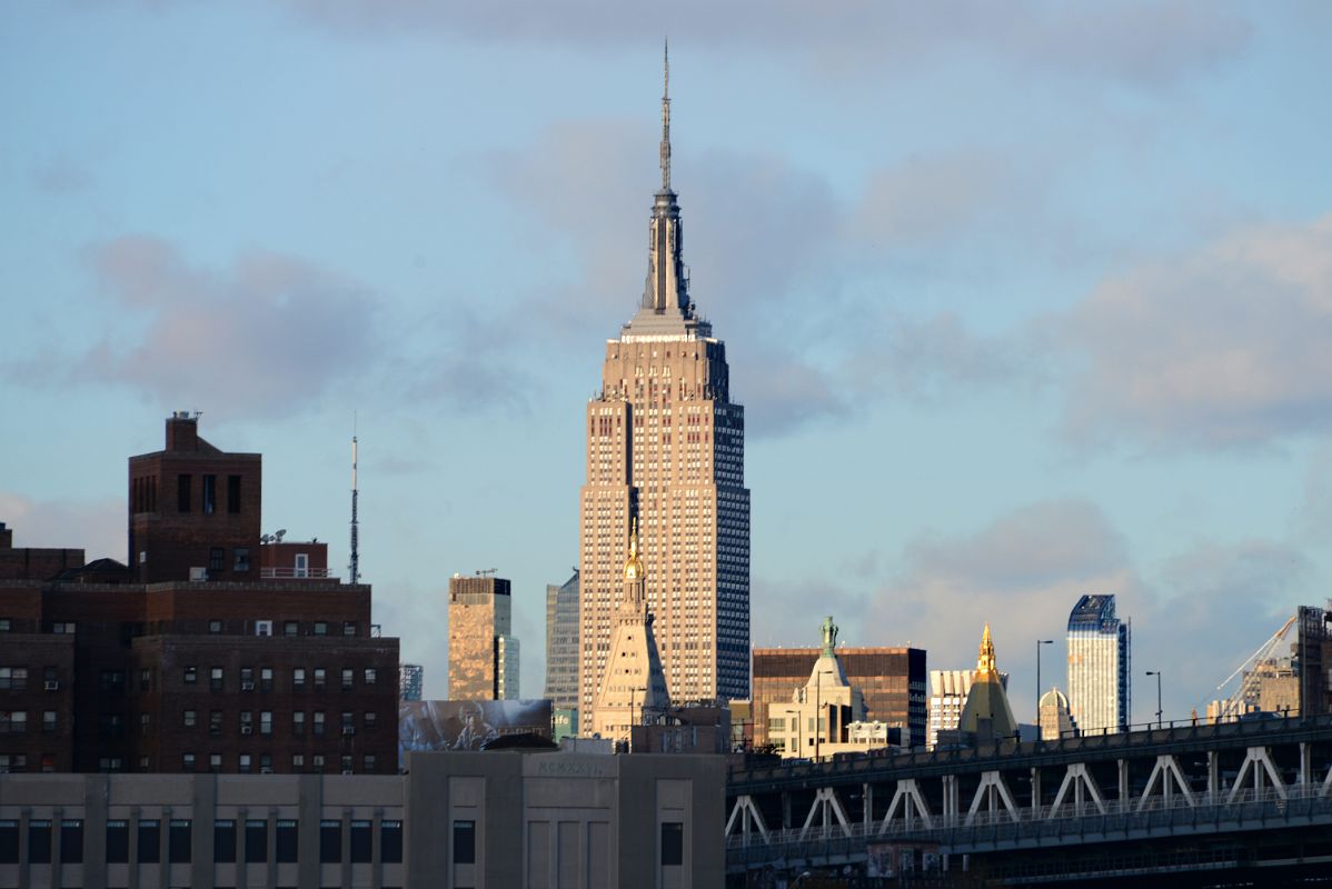 34 Empire State Building And One57 Before Sunset From Brooklyn Heights